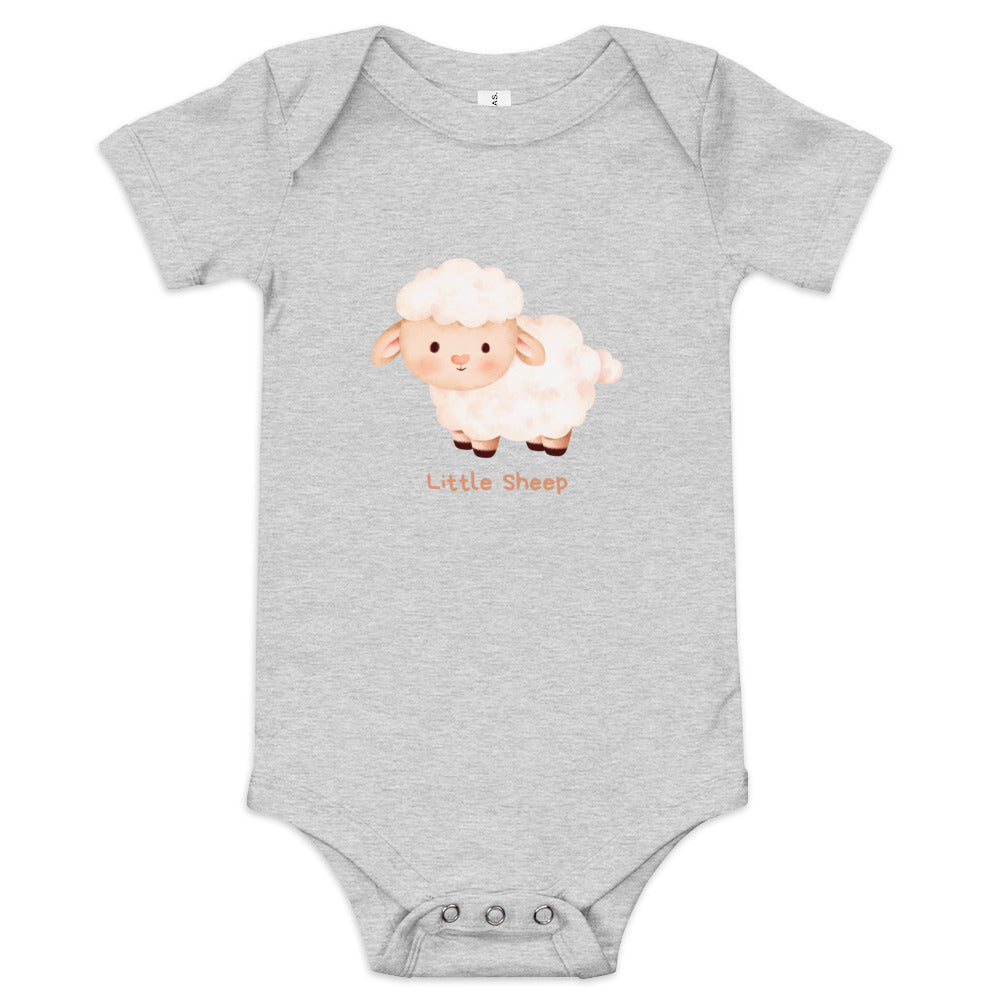 Baby short sleeve one piece - Little Sheep