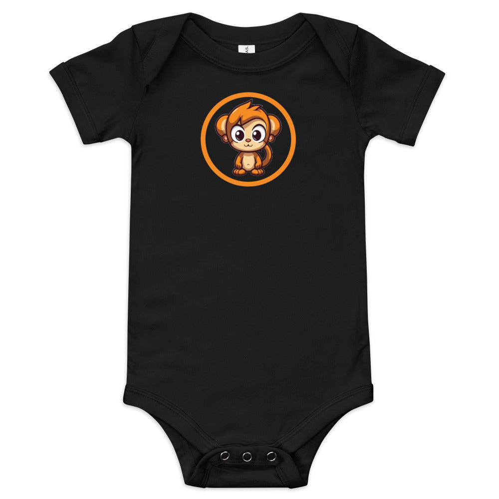 Baby short sleeve one piece - Little Monkey