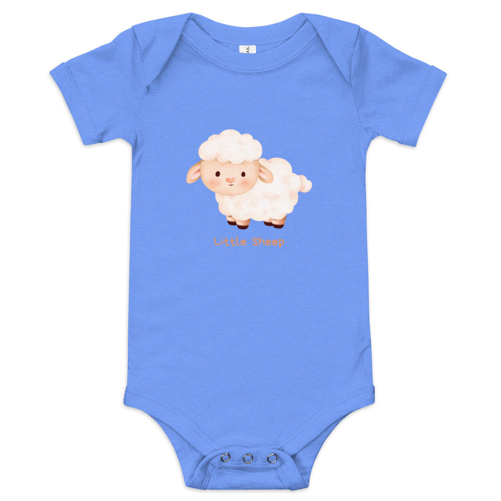 Baby short sleeve one piece - Little Sheep