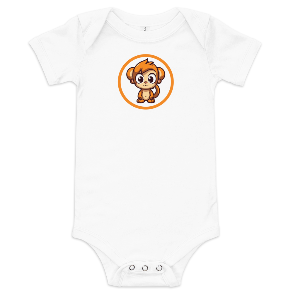 Baby short sleeve one piece - Little Monkey