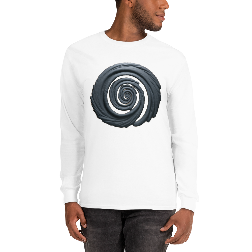 Men Long Sleeve Shirt - Swirl